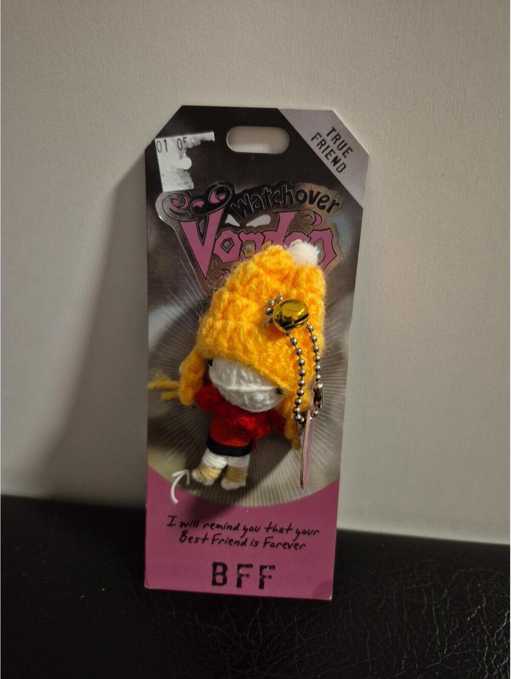 Watchover Voodoo Doll BFF Charm Keychain "True Friend" NWT New